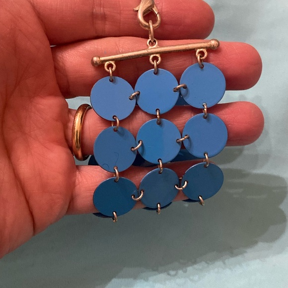 Vintage Blue Disc Bracelet - Picture 7 of 9